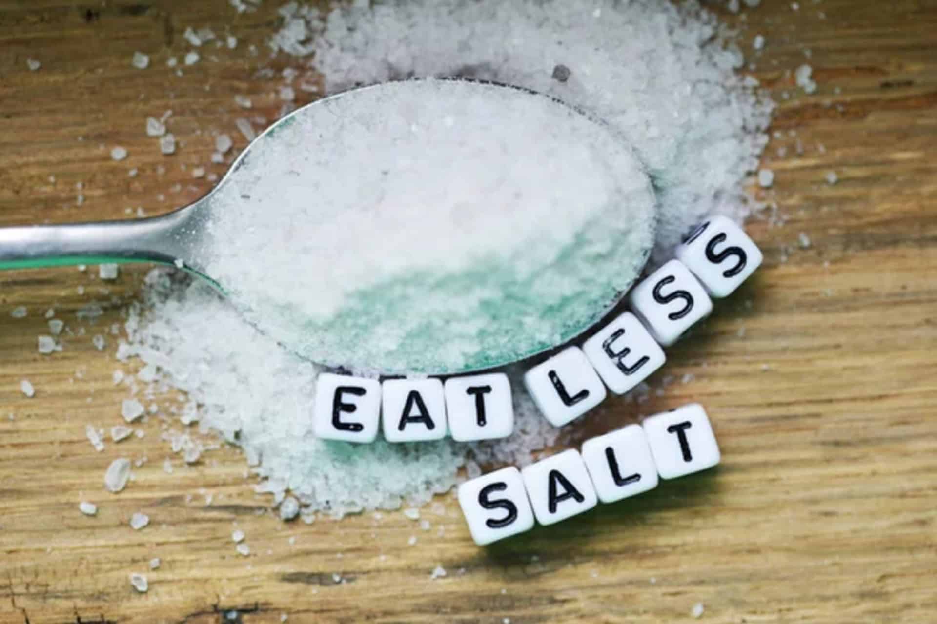 7 ways to reduce salt eat less salt text