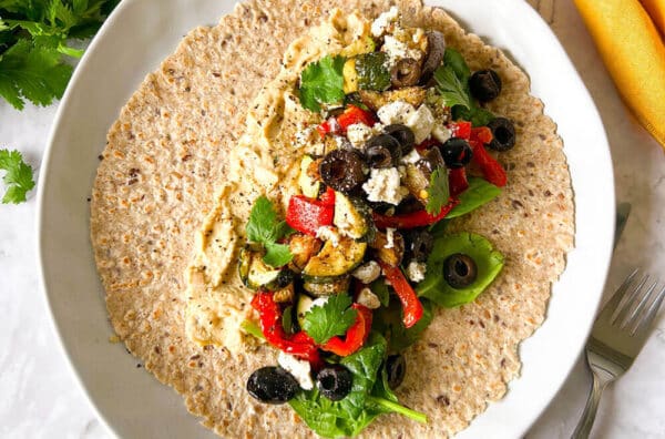 mediterannean-veggie-wrap